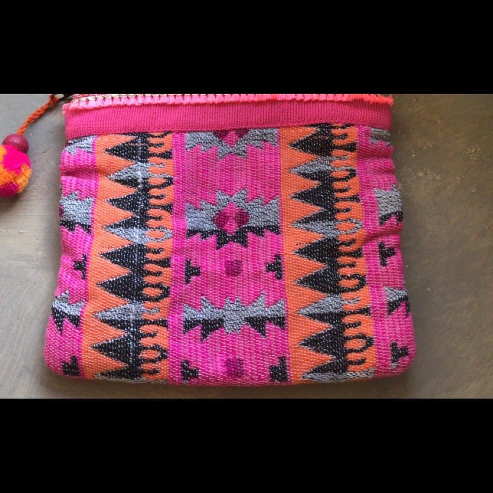 Boho clutch/make up bag from Anthropologie